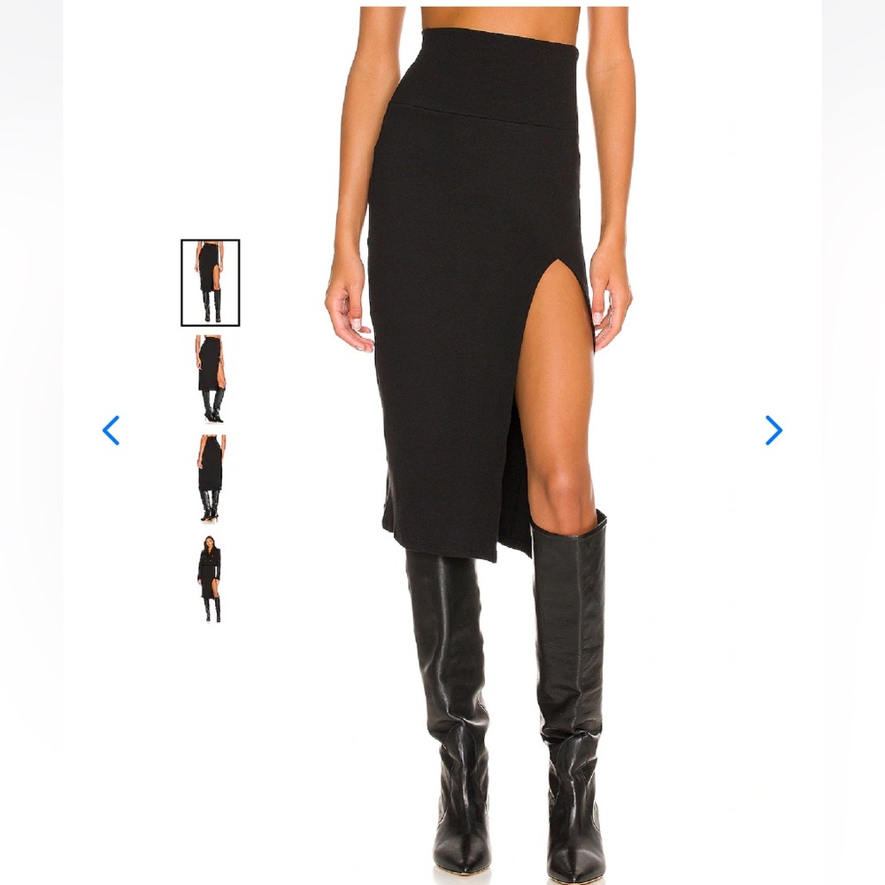 Ribbed Maxi Skirt